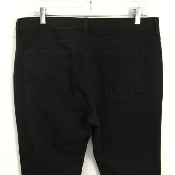 LOFT Modern Skinny Black Jeans Size 14 Petite EXCELLENT Condition - Picture 5 of 6